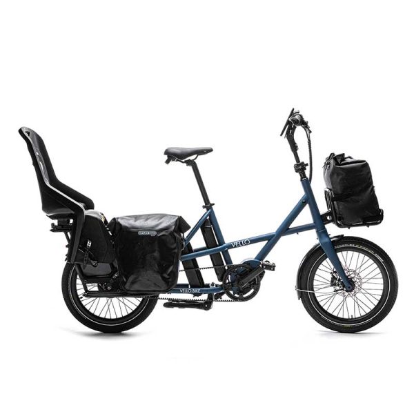 Vello Bike - SUB Longtail Bleu - Vélo cargo électrique – Image 4