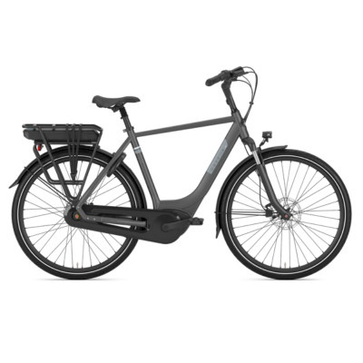 Location test Gazelle Paris C7 vélo électrique noir vue de profil